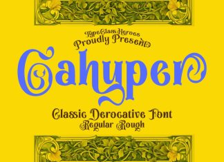 Cahyper Font preview image 1