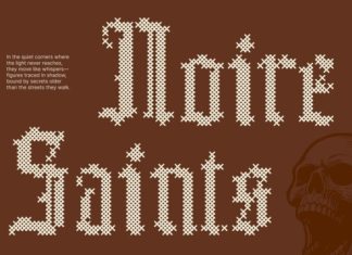 Cambrine Stitched Font preview image 3