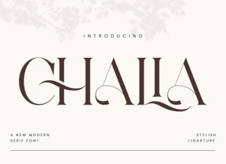 Chalia Font preview image 1