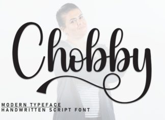 Chobby Font preview image 1