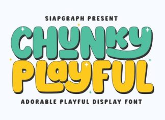 Chunky Playful Font preview image 1