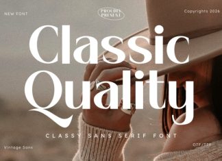 Classic Quality Font preview image 1