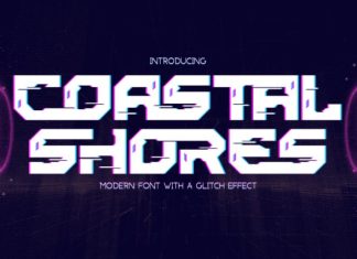 COASTAL SHORES – CYBERPUNK FONT preview image 1