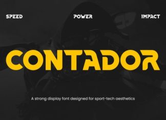 Contador Font preview image 1