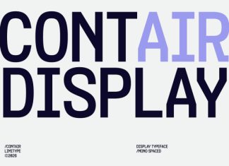 Contair – Monospaced Font preview image 1