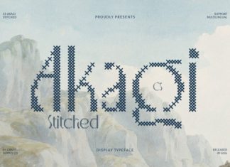 CS Akagi Display Font preview image 1