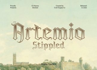 CS Artemio Stippled Font preview image 1