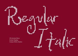 CS Artesia Disco Font preview image 3