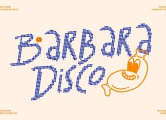 CS Barbara Disco Font preview image 1