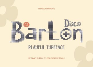 CS Barton Disco Font preview image 1