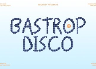 CS Bastrop Disco Font preview image 1