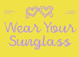 CS Bowie Stamp Font preview image 2