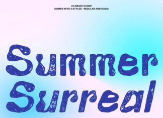 CS Brave Stamp Font preview image 2