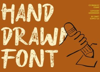 CS Brawley Stamp Font preview image 3