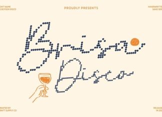 CS Brisa Disco Font preview image 1