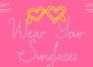 CS Darlings Dashed Font preview image 2