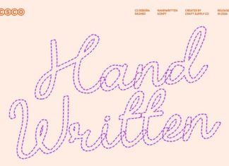 CS Debora Dashed Font preview image 3
