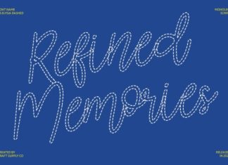 CS Elysia Dashed Font preview image 3