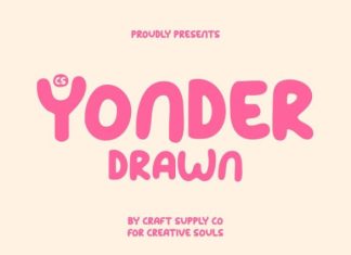 CS Yonder Drawn Font preview image 1