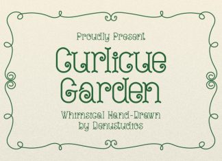 Curlicue Garden Font preview image 1