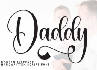 Daddy Handwritten Font preview image 1