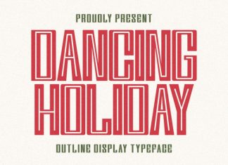 Dancing Holiday Font preview image 1