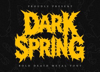 Dark Spring Font preview image 1