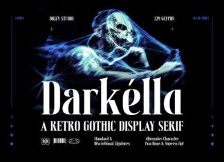 Darkella Font preview image 1