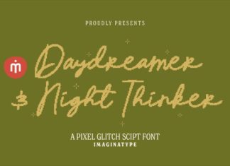 Daydreamer & Night Thinker Font preview image 1