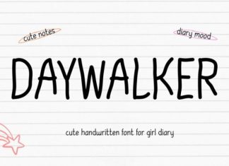 Daywalker Handwritten Font preview image 1