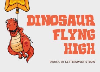 Dinosic Font preview image 3