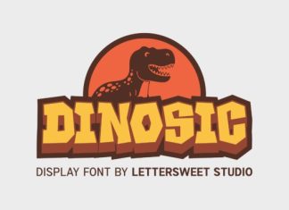 Dinosic Font preview image 1