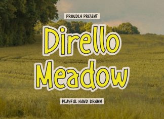 Dirello Meadow Font preview image 1
