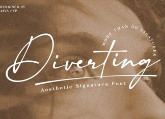Diverting Handwritten Font preview image 1