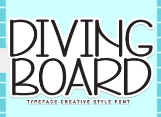 Diving Board Font preview image 1