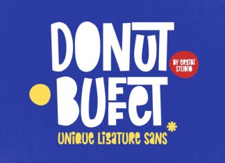 Donut Buffet Font preview image 1