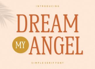 Dream My Angel Font preview image 1