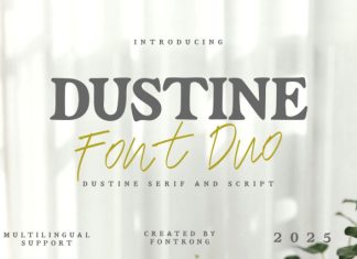 Dustine Font preview image 1