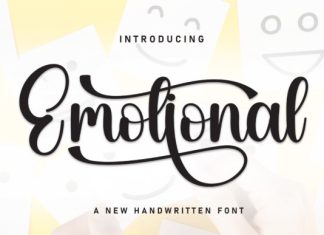 Emotional Handwritten Font preview image 1