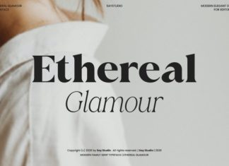 Ethereal Glamour Font preview image 1