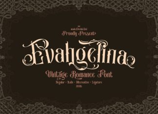 Evahgelina Font preview image 1