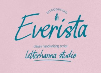 Everista Font preview image 1