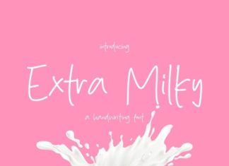 Extra Milky Font preview image 1