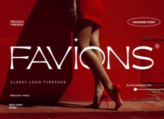 Favions Font preview image 1