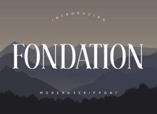 Fondation Font preview image 1