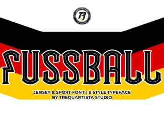 Fussball Font preview image 1