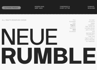 GC Neue Rumble Font preview image 1