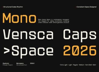 GC Vensca Mono Font preview image 1