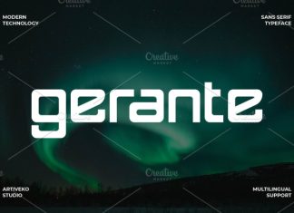 Gerante Font preview image 1