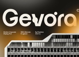 Gevora Font preview image 1